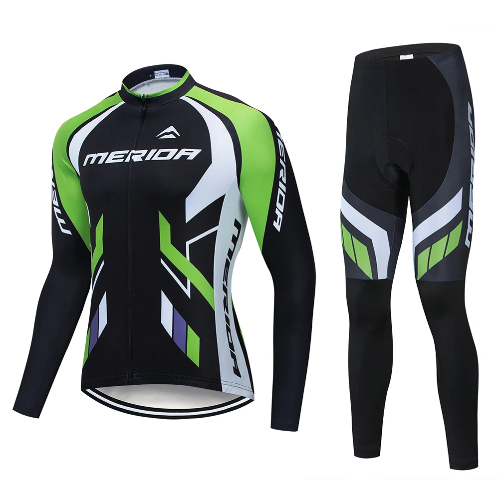 Cycling suit Весна/Осень Одежда для велоспорта Мужской комплект велосипедная Одежда дышащая анти-УФ велосипедная одежда/длинный рукав Велоспорт Джерси Наборы - Цвет: Cycling suit