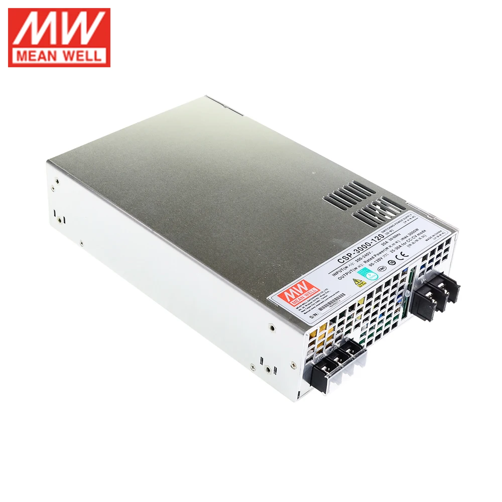 MEAN WELL CSP-3000-250 программируемый источник питания 3 кВт 250 В постоянного тока 12А 3000 Вт Meanwell силовой блок трансформатор подключен параллельно PFC