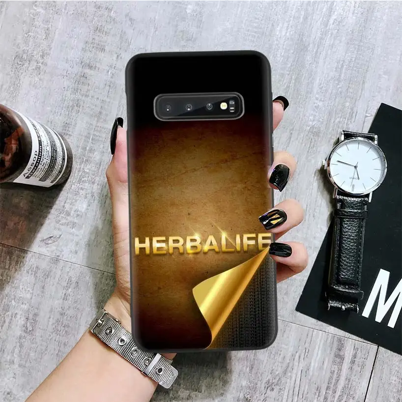 Herbalife черная крышка чехол для телефона для samsung Galaxy A50S A10S A20S A10 A20E A30 A40 A50 A70 M40 M30S A80 корпус под плетенную сумку - Цвет: BA056-2