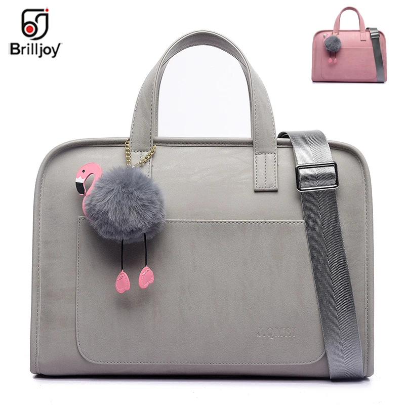 positie uitspraak Wees Brilljoy Modieuze Aktetas 13.3 "14" 15.6 "Pu Lederen Notebook Laptop Tas  Waterbestendig Vrouwen Meisje Computer Schouder tas - AliExpress Bagage &  Tassen