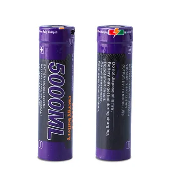 

USB 3.7 V 18650 3500mAh Li-Ion rechargeable USB battery with LED light DC-charging indicator