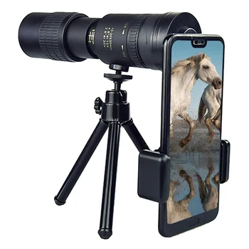 

2020 New Arrival Telescope Anti-shake Super Telephoto Zoom Monocular Telescope with Phone Holder Tripod for Travelling Camping