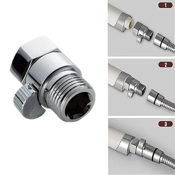 

Shower Shut-Off Valve Switch Connector Water Connector Adapter Flow Regulator The six angle nut is allowed to turn 2020 new