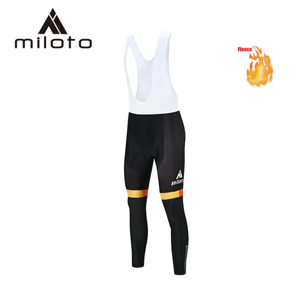 MILOTO зимние Велосипеды одежда uniforme Мужские Горный велосипед maillot ciclismo для катания на мотоцикле на Велосипеды одежда Велосипедный Спорт костюмы - Цвет: bib white pants