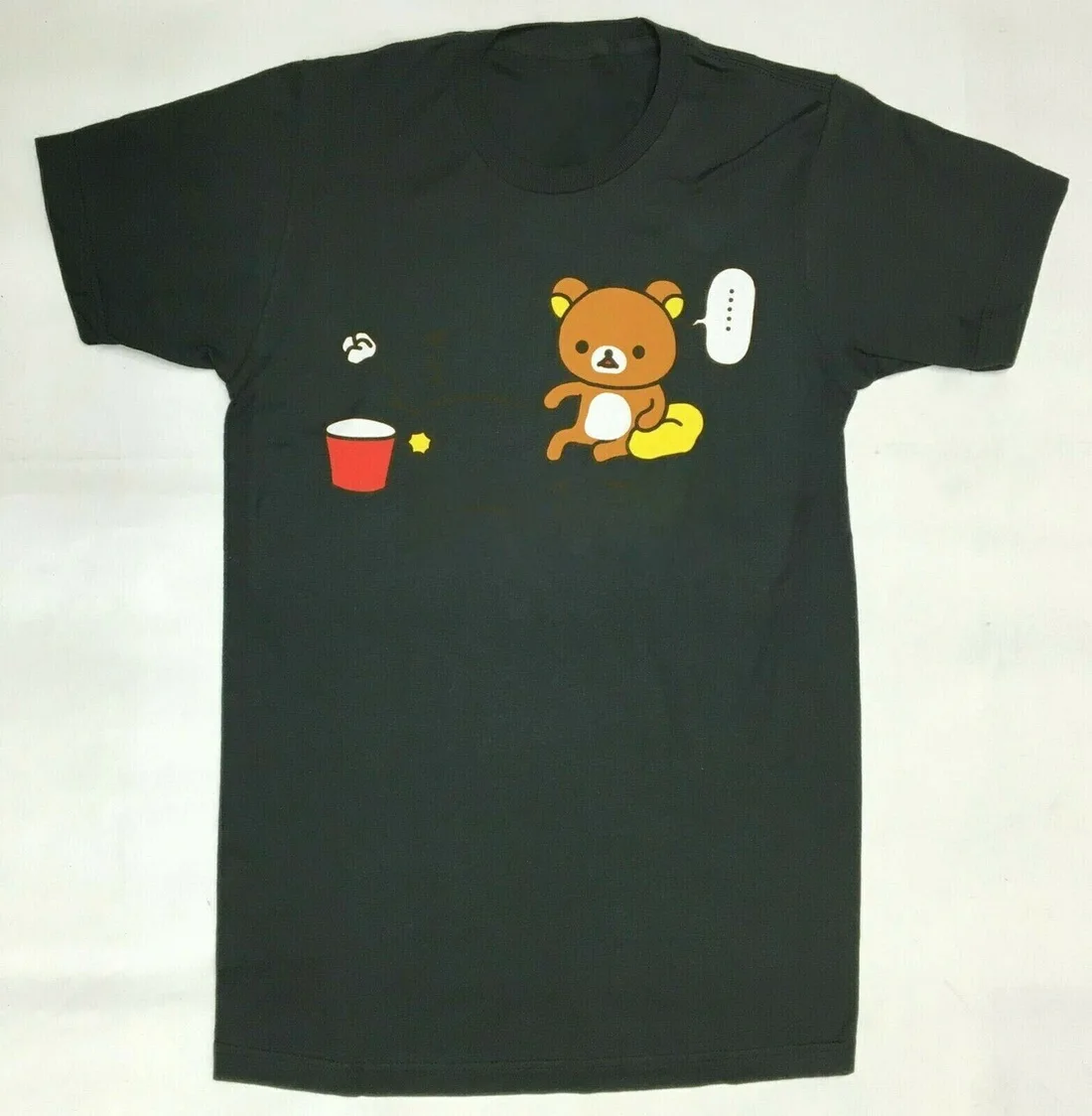 ANIME Rilakkuma The Bear BAD IDEAS Tops Tee T Shirt NWT 100% Authentic &amp Licensed T-Shirt Custom Screen Printed |