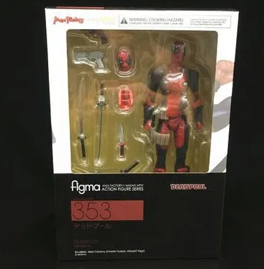 

Model Anime Deadpool Anti-Hero Figma 353 Deadpool Mobile Garage Kit Model Ornaments