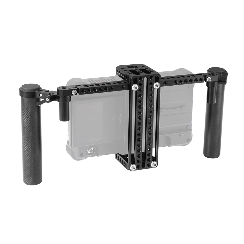 Fibra de Carbono Acessório para Smallhd Rig com Dupla Kayulin Ajustável Monitor Gaiola Alça & Suporte 700 Series 7 - Image 5