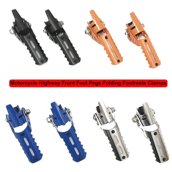 

For BMW R1200GS LC R 1200 R1200 GS adv adventure GSA 2013-2019 Motorcycle Highway Front Foot Pegs Folding Footrests Clamps 25mm