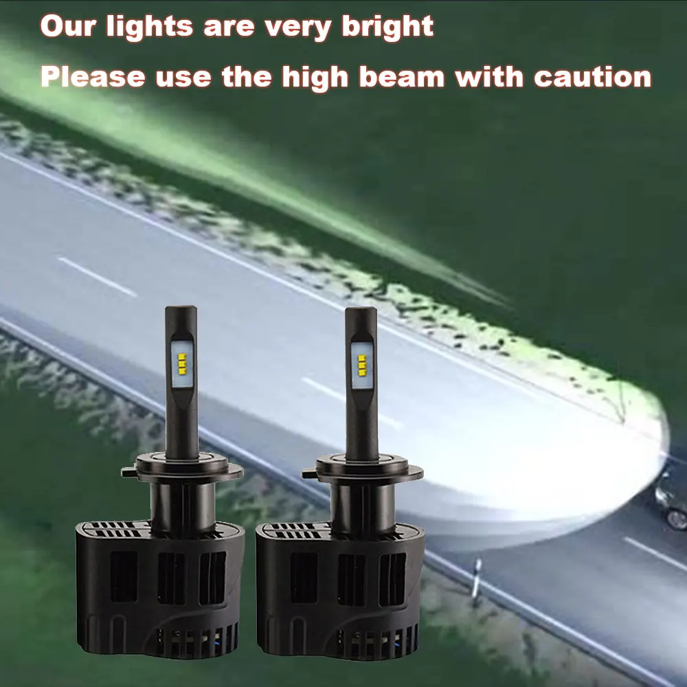 

H7 Car Headlight Bulb H11 HB3 9005 HB4 9006 Led 12V 25W 3200LM 6000K Promotion Auto Headlamp Super Bright Led Headlight