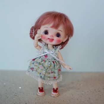 

Hot Sale Floral Dress Clothes Set For 1/6 BJD Dolls Brain-Training Toy For Children Kids Educational Toys Birthday Gift -No Doll