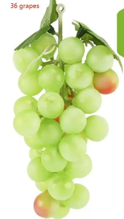 C 36 grapes 1 струна 10/36 виноград Искусственные Фрукты Виноград искусственные фрукты DIY моделирование для рождества дома свадьбы украшения - Цвет: C 36 grapes