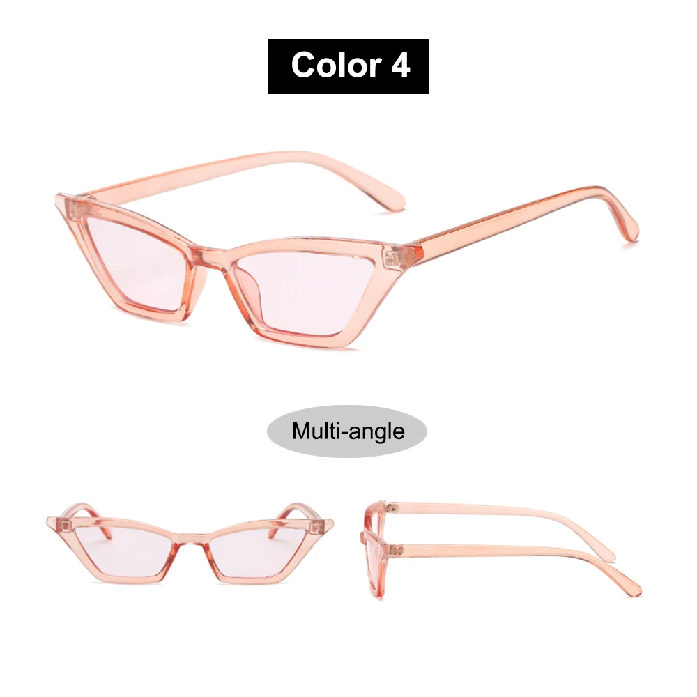 1PC Unisex Vintage Cat Eye Sunglasses Fashion Small Frame UV400 Shades Sun Glasses Party Travel Streetwear Eyewear Great Gift ladies sunglasses Sunglasses