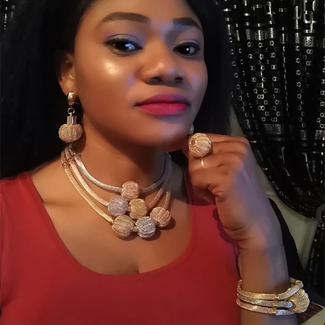 Runor Nigerian  Colorful Jewelry Sets