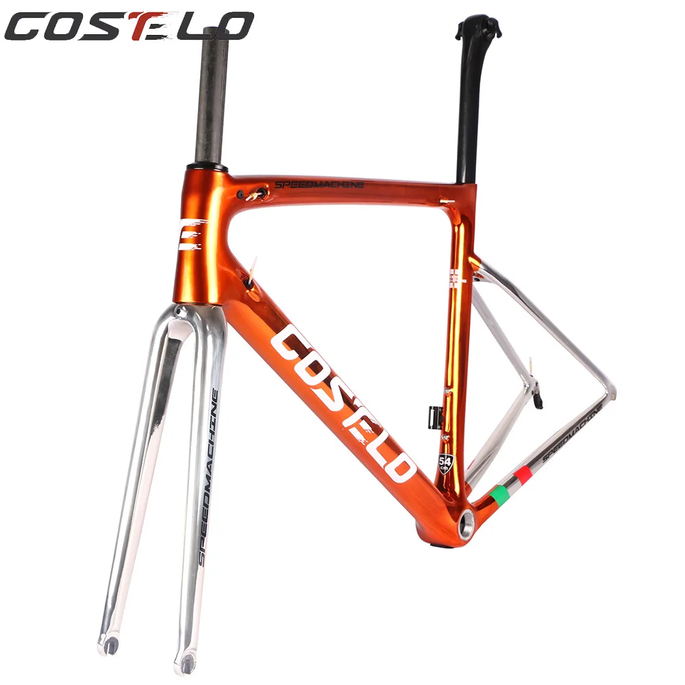 Sale Costelo Speedmachine3.0 Electroplate superlight 790g disc carbon road bike frame bicycle bicicleta carbon fiber cheap frame 1