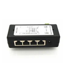IG-4 порт Poe инжектор Poe адаптер питания ethernet блок питания Pin 4,5(+)/7,8(-) Входная Dc12V-Dc48V для ip-камеры