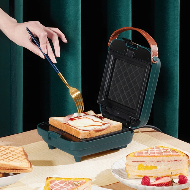 Mini Sandwich Maker 3 In 1 Electric Toaster Waffle Maker Breakfast Machine  Pancake Egg Multi Double Heated Toaster Baking Oven - Pans - AliExpress