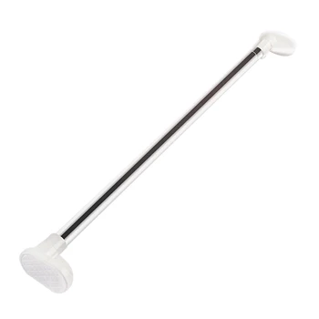 

Shower Curtain Rod Bedroom Wardrobe Multifunctional Extendable Pole Clothes Hanging Stainless Steel Strong Bearing Anti Rust