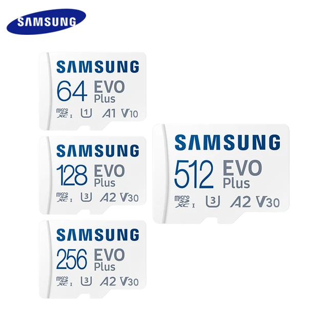 SAMSUNG – carte mémoire Micro SD EVO Plus, 64 go/512 go/256 go/128 go/MB-MC128KA  go, classe 10, TF, 128 - AliExpress