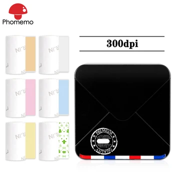 

Phomemo M02S Portable Thermal Photo Printer Bluetooth Thermal Multifunctional Printer for Phone Phomemo Mini Pocket Printer