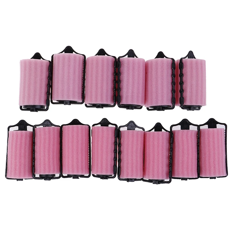 6/8Pcs Magic Sponge Foam Cushion Hair Curler Roll Hair Care Styling Stick Rollers DIY Hair Curler Twist Tool