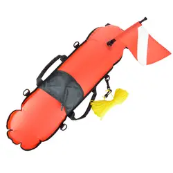 Подводная охота Дайвинг инфляция торпедный буй сигнальный поплавок мяч + флаг для дайвинга Freediving снаряжение