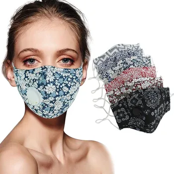 

Masks Face Mask Scarf Mascherine Fashion Printing Dustproof Windproof Fog Haze Pm2.5 Can Put Filter Mask Masque Mascherine Masks