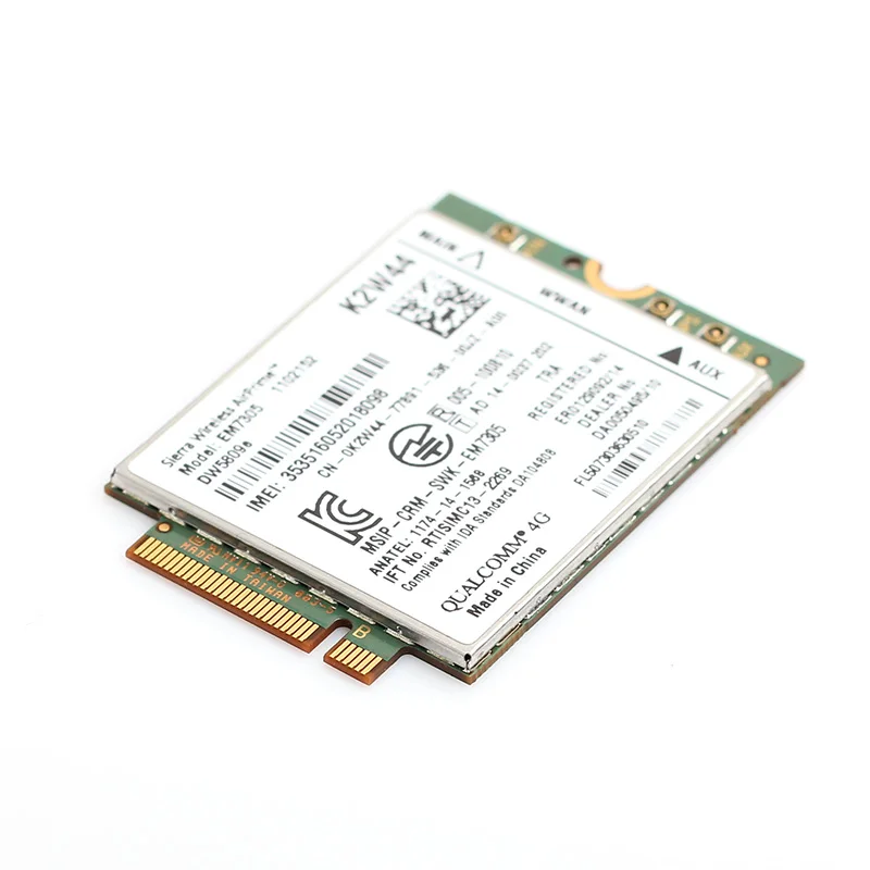Беспроводной адаптер Wi-Fi для Sierra Airprime EM7305 M.2 NGFF 4G LTE модуль WWAN для Dell e7450 e7250 e5550/5550 e5450/5450