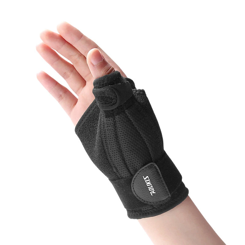 Adjustable Wrist Thumb Hand Support Brace Splint Sprain Arthritis Belt Pain Relief for Hand Finger Sprain Protection Holder