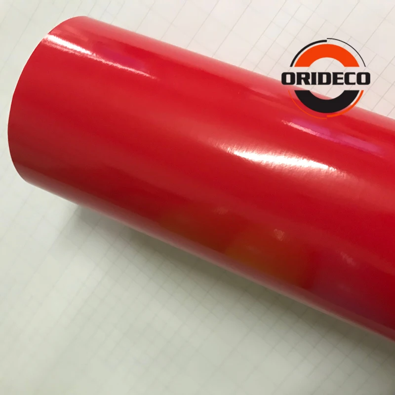 red glossy vinyl wraps
