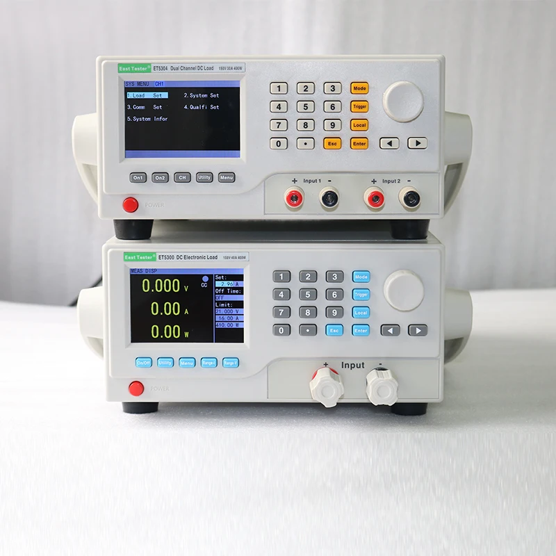 US $335.67 Programmable DC Electronic Load ET5301 Battery Capacity Tester DC Load Electronic Power 400W 150V 60A 500V 30A Discharge Meter