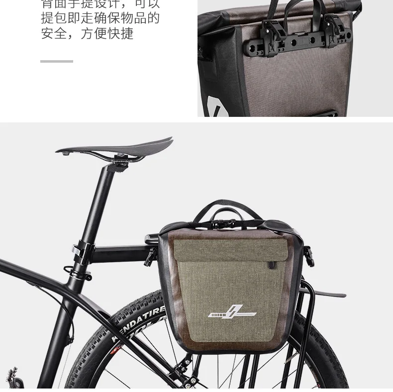 Велосипед Doite полный водонепроницаемый E-Bike Storgage Сумка переноска для езды на велосипеде Паньер сумка водонепроницаемый седло che wei bao