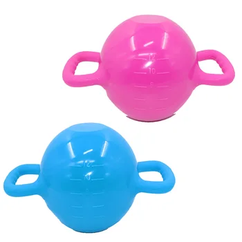

Water Filled Yoga Kettle Bell Workout Weight Training Portable Fitness Pilates Women Double Handle Dumbbell Massage