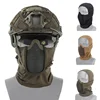 Half Face Tactical Headgear Mask Breathable Steel Mesh Military Airsoft Paintball Mask Hunting Shooting Balaclava Mask Headgear ► Photo 1/6