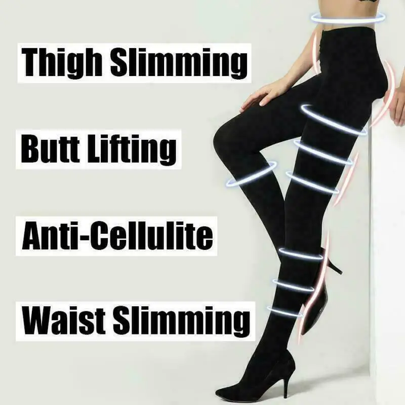 2 Size Down Compression Pantyhose Legs Shaper Slimming Shape Women Tights | Женская одежда