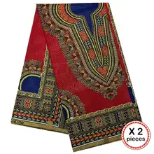 Африканская ткань с восковым принтом Дашики 12 ярдов Хлопок Анкара Ангелина дизайнерская восковая ткань Нигерия Гана ткань для платья 91213