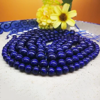

2020 Lapis Lazuli Beads Natural Stone Round for Jewelry Making DIY Loose Charms Beads 6/8/10MM Size Necklace Bracelet Wholesale