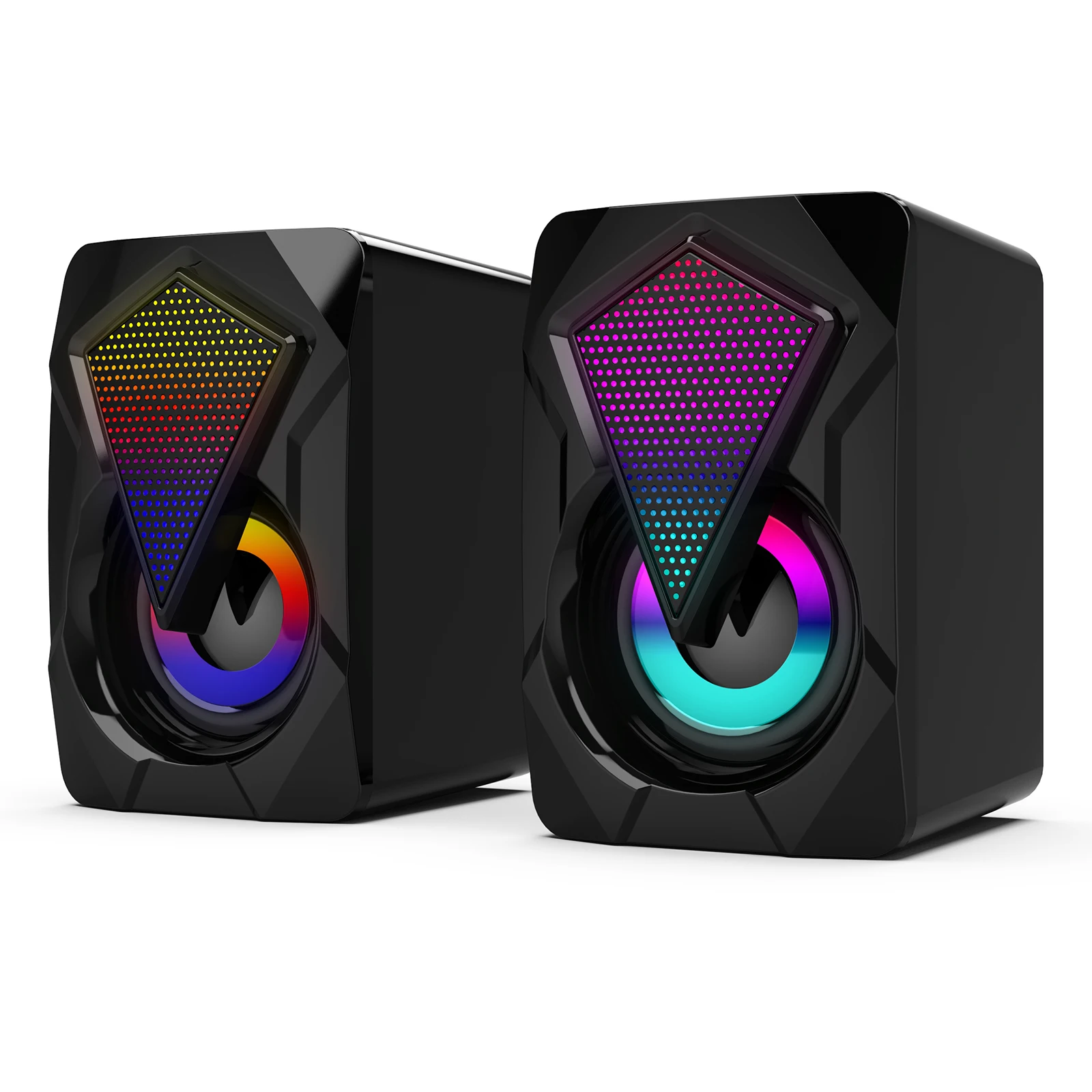 RGB LED Computer Speaker Subwoofer For Laptop Desktop/Mobile Phone/MP3/MP4/DVD