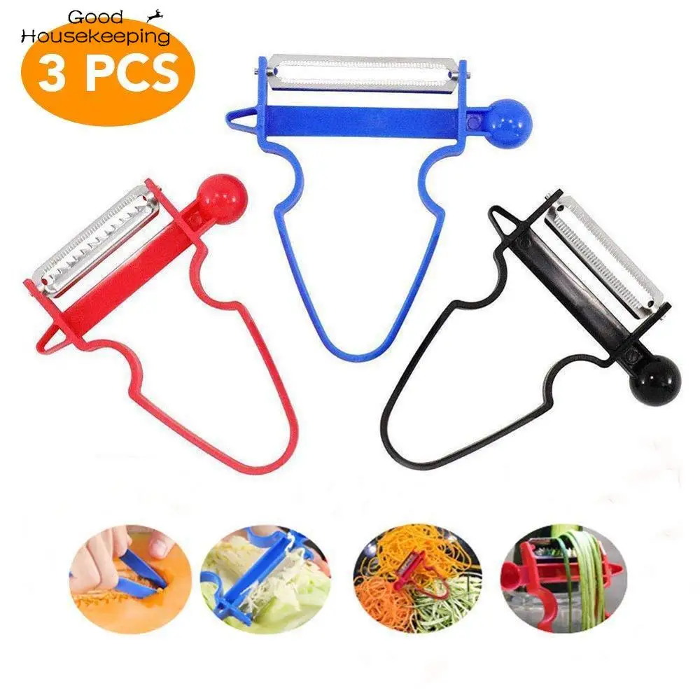 1/3pcs Magic Trio Peeler Slicer Shredder Peeler Julienne Cutter Multi