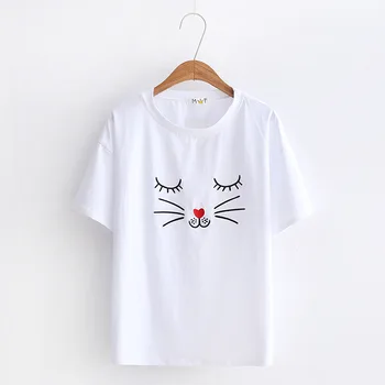 

T shirt Women Clothing Casual Short Sleeves T-Shirt Top O-Neck Female Tshirt