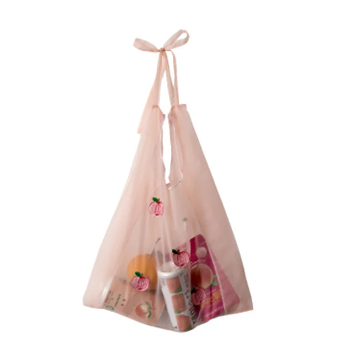 Женская сумка с фруктовым узором и вышивкой, Портативная сумка для покупок, для K-BEST на открытом воздухе