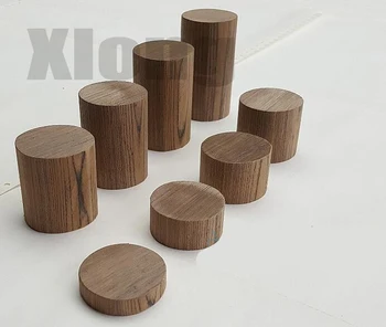 

5pcs Diameter:35mm Thickness:30mm Walnut Cylindrical Wood Block Diy Making Model Material Hut Accessories Handmade