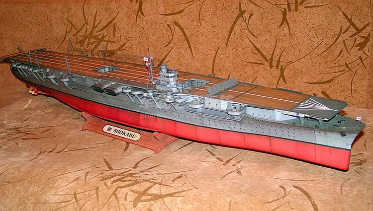 1:200 масштабная Монтажная модель Япония Shokaku авианосец бумажная модель ручной DIY 3D Бумажная художественная игрушка Ручное Создание