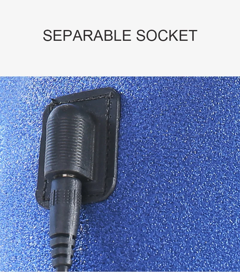 Синий USB Электрический шейный платок встроенный кашемировый чехол Дальний инфракрасный шеи защитная Регулируемая температура