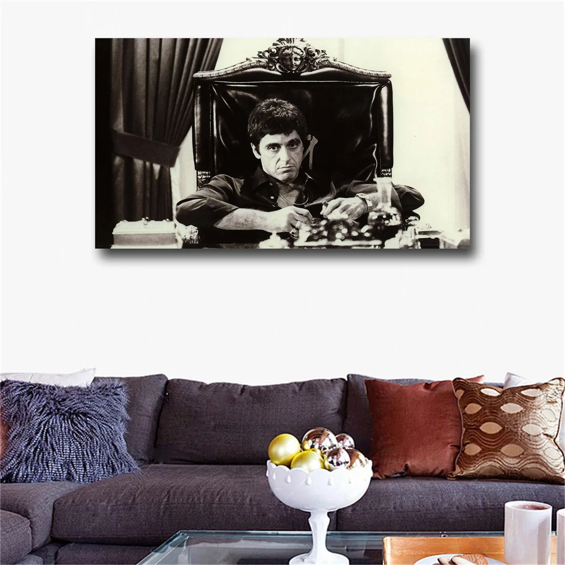Плакат из фильма AL PACINO SCARFACE домашний декор картина маслом Настенная для гостиной