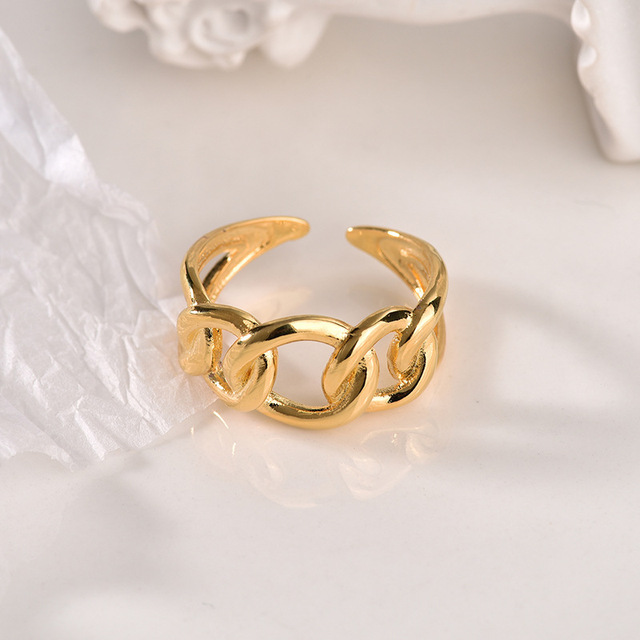 For Women Fashion 2020 Trend Retro Ring On Phalanx Gold Adjustable Metal Dating Party Elegant Wedding Ring Set Jewellery