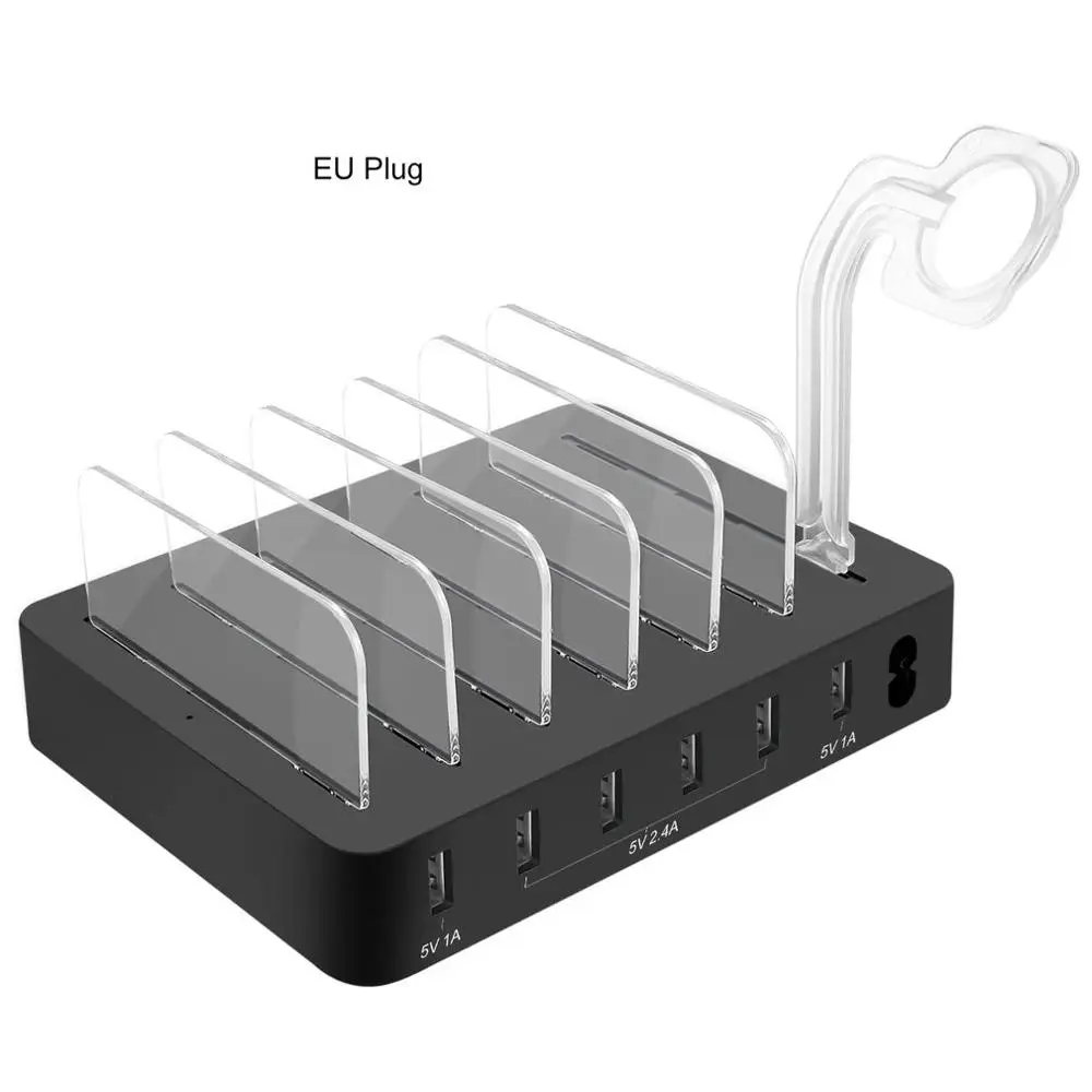 6-Порты и разъёмы Usb зарядная подставка мульти-Функция складной мобильный телефон планшет Настольный мульти-Порты и разъёмы Usb Зарядное устройство