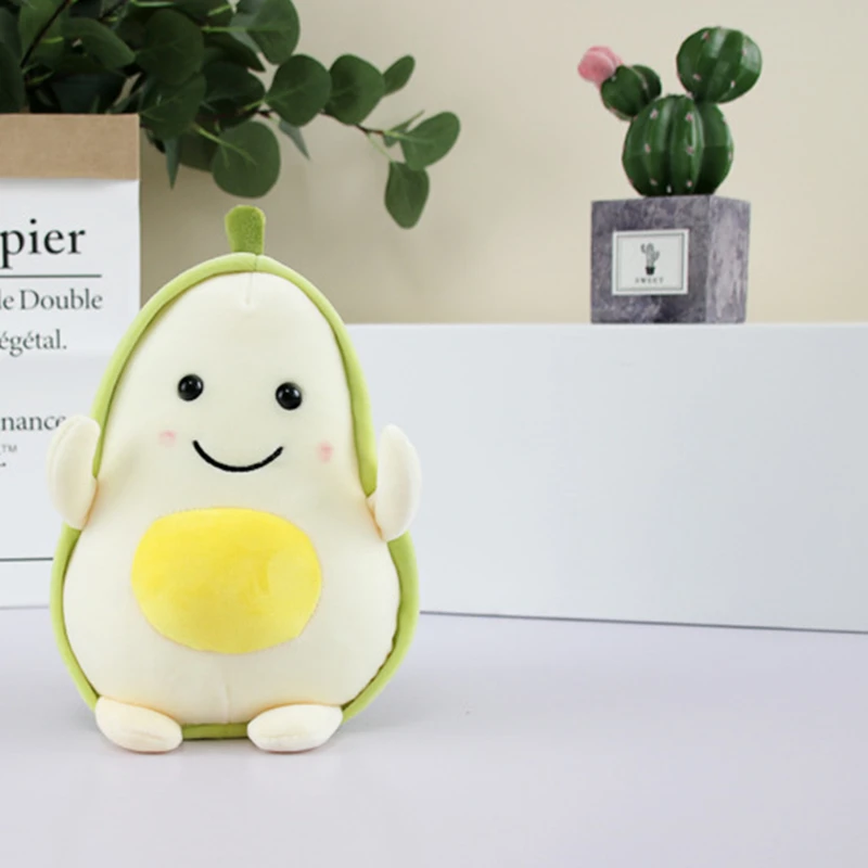 23 см Kawaii авокадо плюшевые игрушки вниз хлопок набивные растения куклы дети всасывания стены игрушки Детский День рождественские подарки для детей