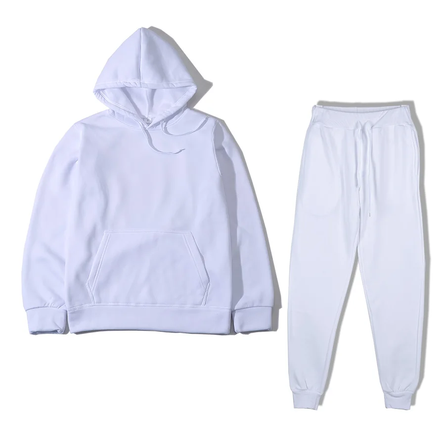 Two Piece Set Casual Fleece Tracksuit Women Winter 2020 Women's Sets Oversized Hooded Long Sleeve Hoodie Sport Pants Lady Suit