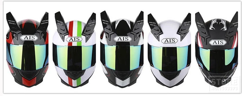 AIS Мото rcycle шлем мотоциклетный шлем cascos para moto с двойными линзами Внутренний солнцезащитный козырек модульный мото крест полный шлем