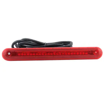 

2019 Red 24 LED Car Brake Third Rear Tail Light High Mount Stop Lamp 12V Rear Windscreen High Mount Stop Lamp Tail Brake Light